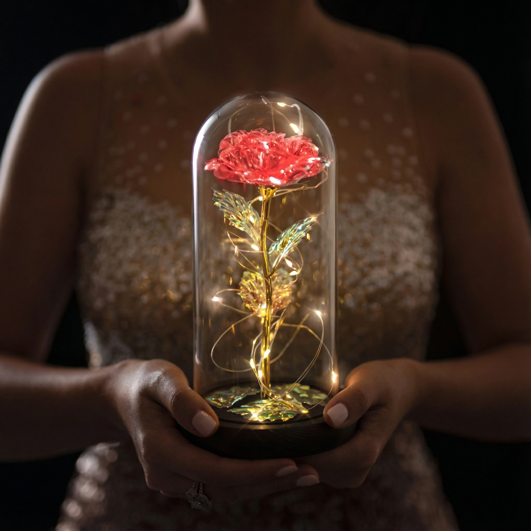 Wieczna Róża w Szklanej Kopule